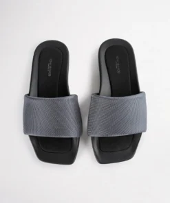 Tony Bianco York Grey Mesh 1cm Sandals