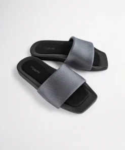 Tony Bianco York Grey Mesh 1cm Sandals