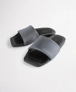 Tony Bianco York Grey Mesh 1cm Sandals