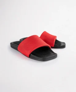 Tony Bianco York Red Mesh 1cm Sandals Shoes