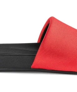 Tony Bianco York Red Mesh 1cm Sandals Shoes