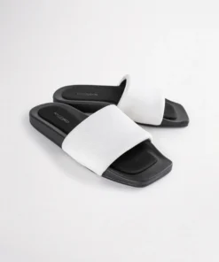 Tony Bianco York White Mesh 1cm Sandals