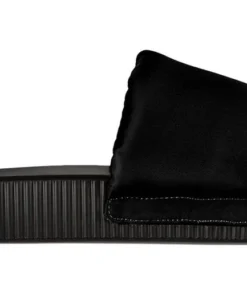 Tony Bianco Ziggy Black Nylon 3cm Sandals Shoes