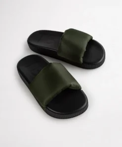 Tony Bianco Ziggy Forest Nylon 3cm Sandals