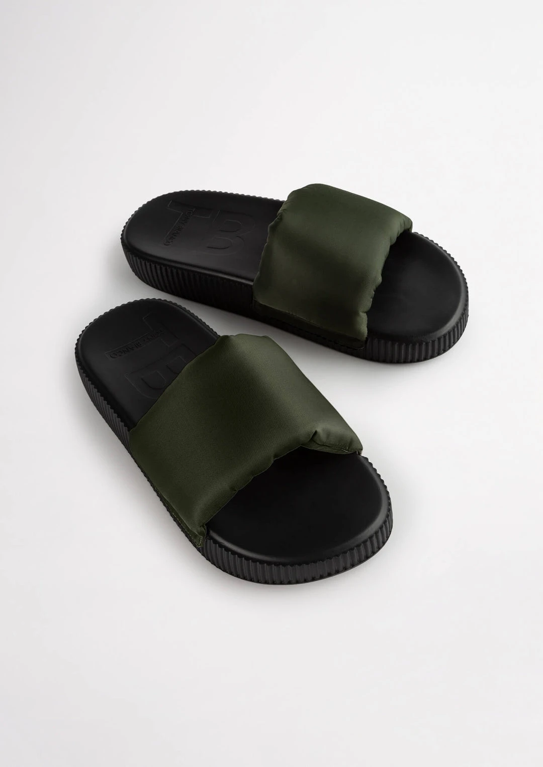 Tony Bianco Ziggy Forest Nylon 3cm Sandals 4 Tony Bianco Ziggy Forest Nylon 3cm Sandals