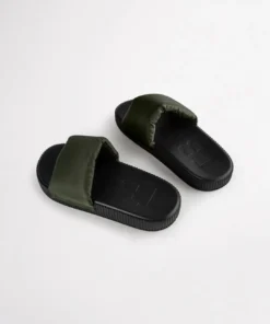 Tony Bianco Ziggy Forest Nylon 3cm Sandals 10 Tony Bianco Ziggy Forest Nylon 3cm Sandals